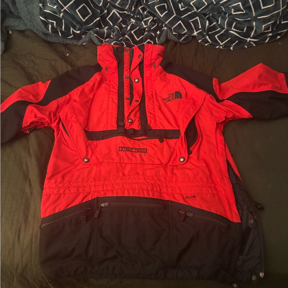 The North Face steep tech Red and Black Jacket